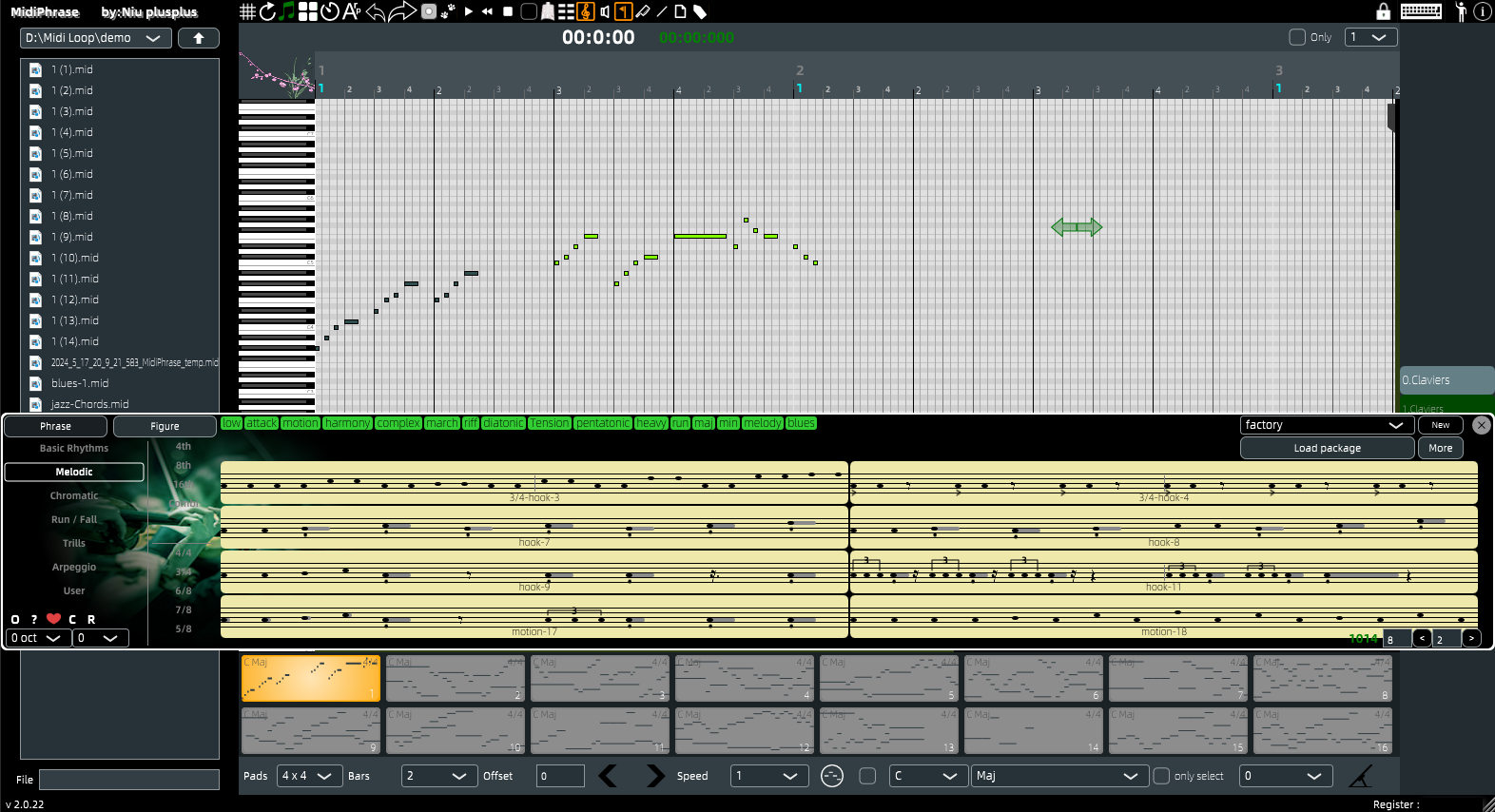 midiphrase